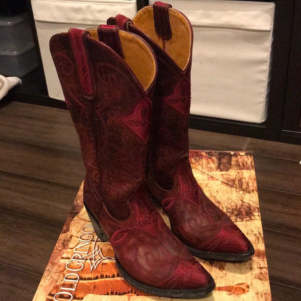 Red Old Gringo Boots